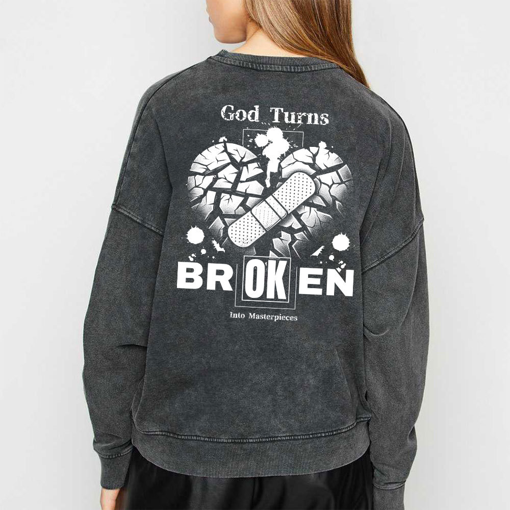 Broken Christian Washed Sweatshirt