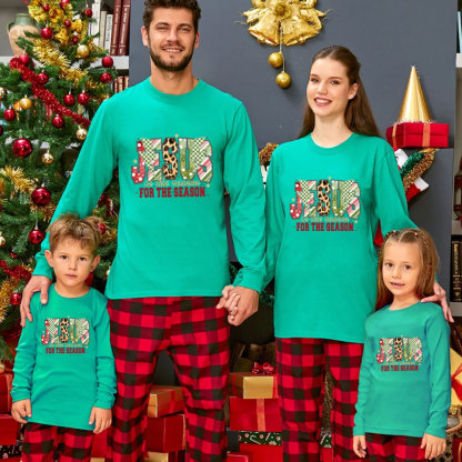Personalized Jesus Is The Reason Christmas Family Matching Long Sleeve T-Shirt