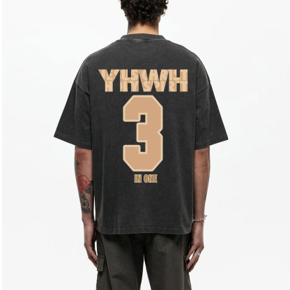 YHWH Christian Washed T-Shirt