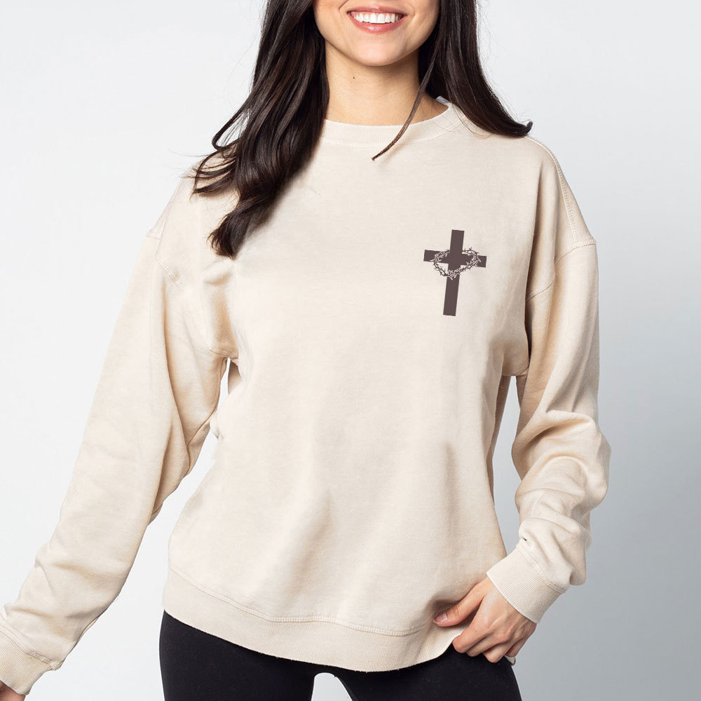 Faith Apparel Christian Washed Sweatshirt