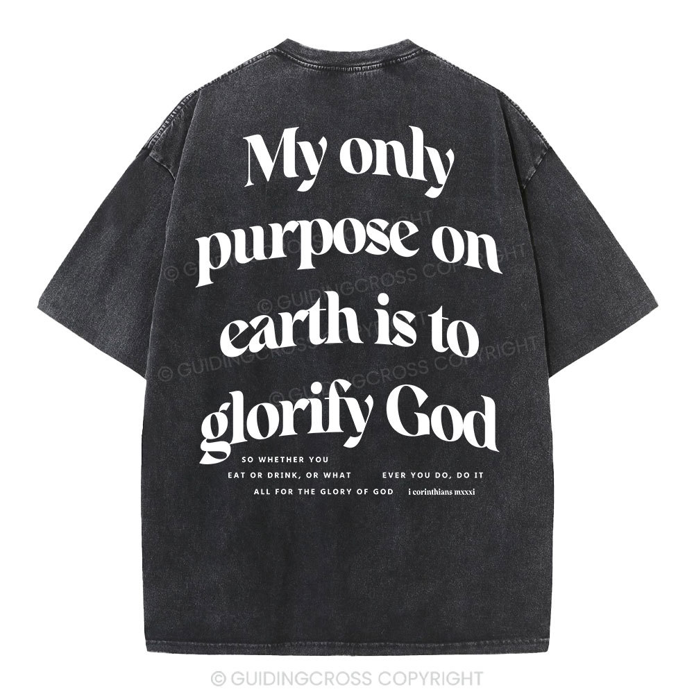 My Only Purpose Christian Washed T-Shirt