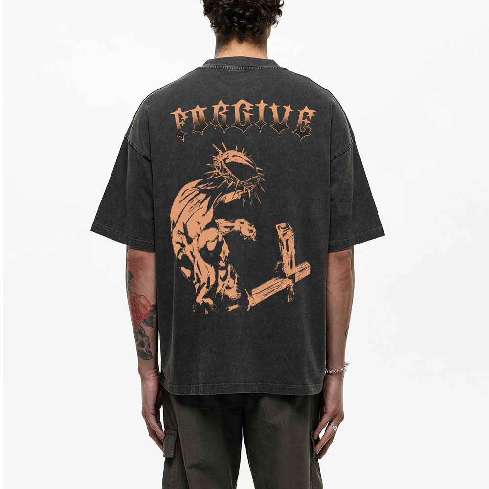 Forgiven Christian Washed T-Shirt
