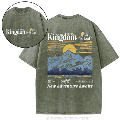 New Adventure Awaits Christian Washed T-Shirt