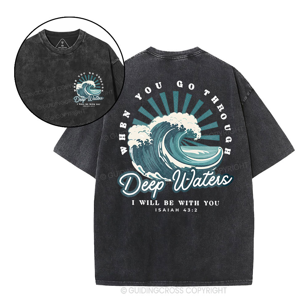 Deep Water Chirstian Washed T-Shirt