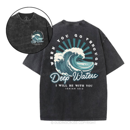 Deep Water Chirstian Washed T-Shirt