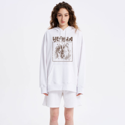 Retro Lion Yeshua Classic Christian Hoodie