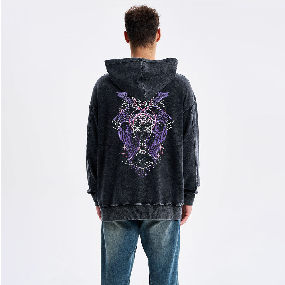 Be Not Afraid Christian Washed Hoodie