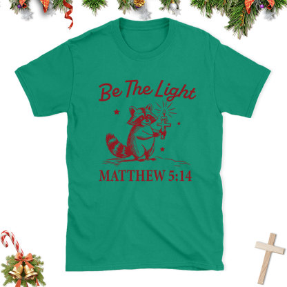 Be The Light Christian Christmas T-Shirt