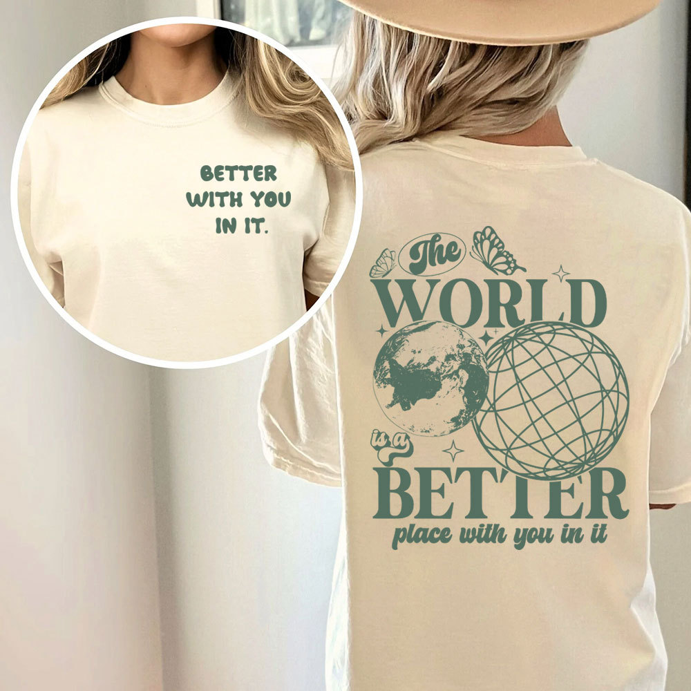Better With You In It Christian Washed T-Shirt