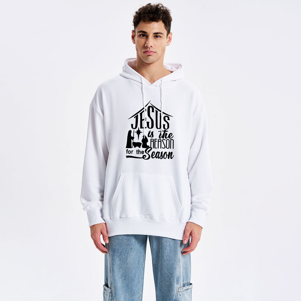Nativity Jesus Is the Reason for the Season Classic Christian Hoodie