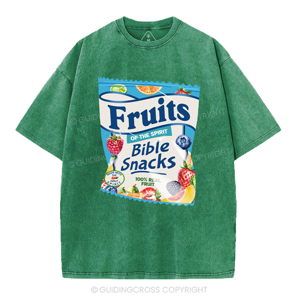 Fruit Of The Spirit Christian Washed T-Shirt Sale - GuidingCross