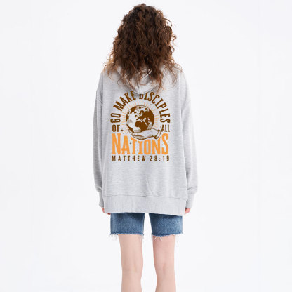 Go Make Disciple Of All Nations Classic Christian Hoodie