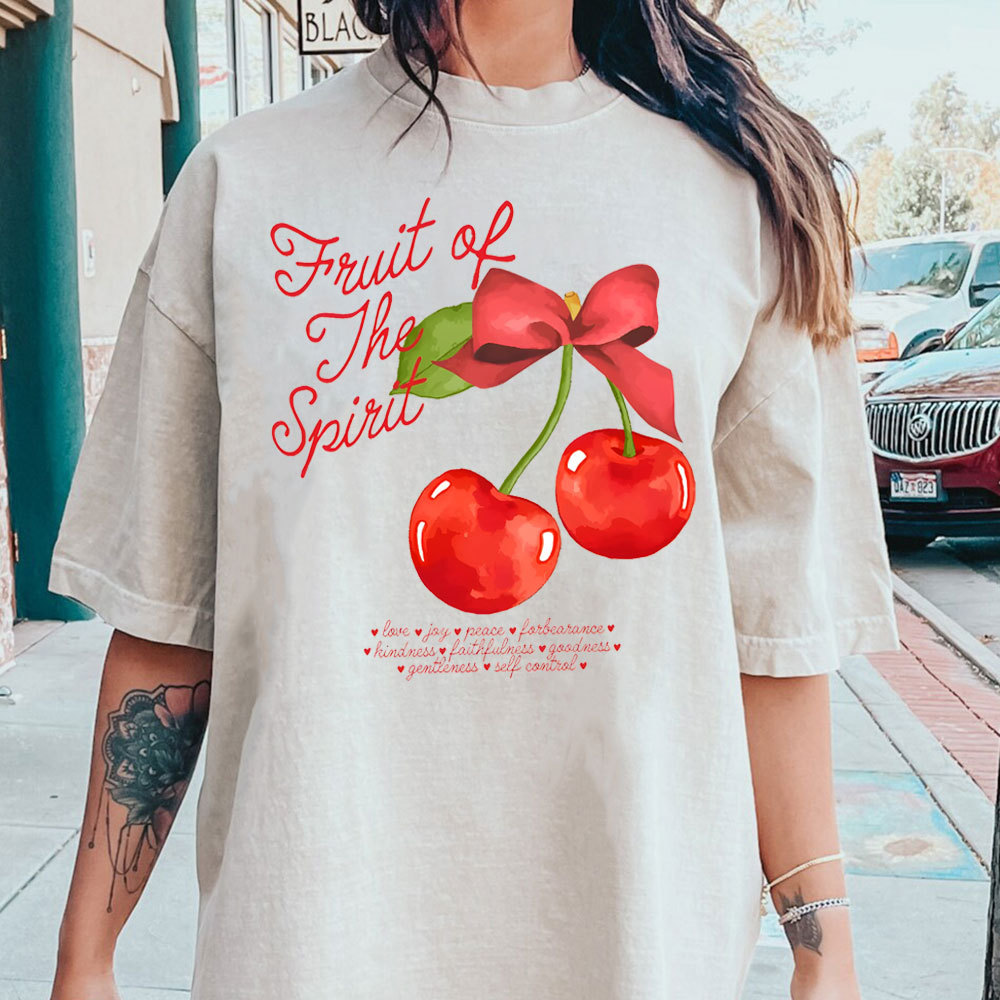 Fruit Of Spirit Christian Washed T-Shirt