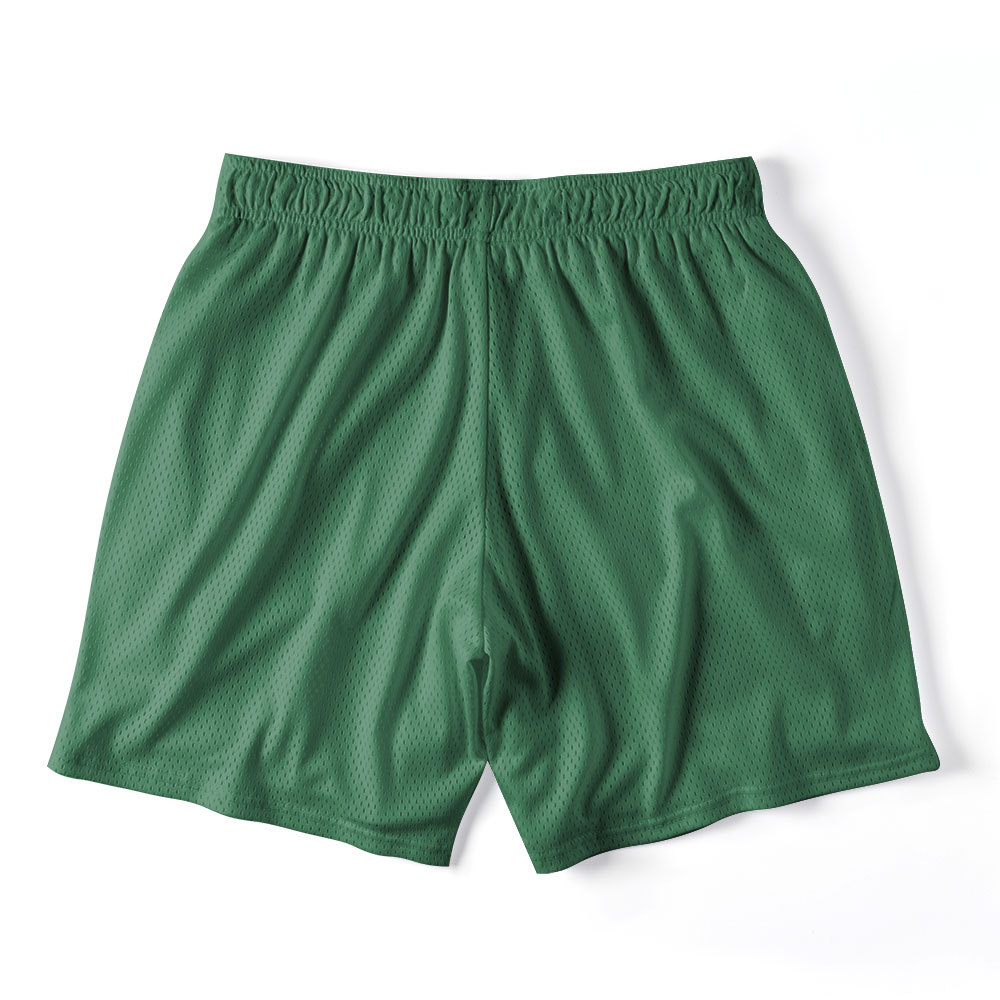 Blessed Green Christian Mesh Shorts