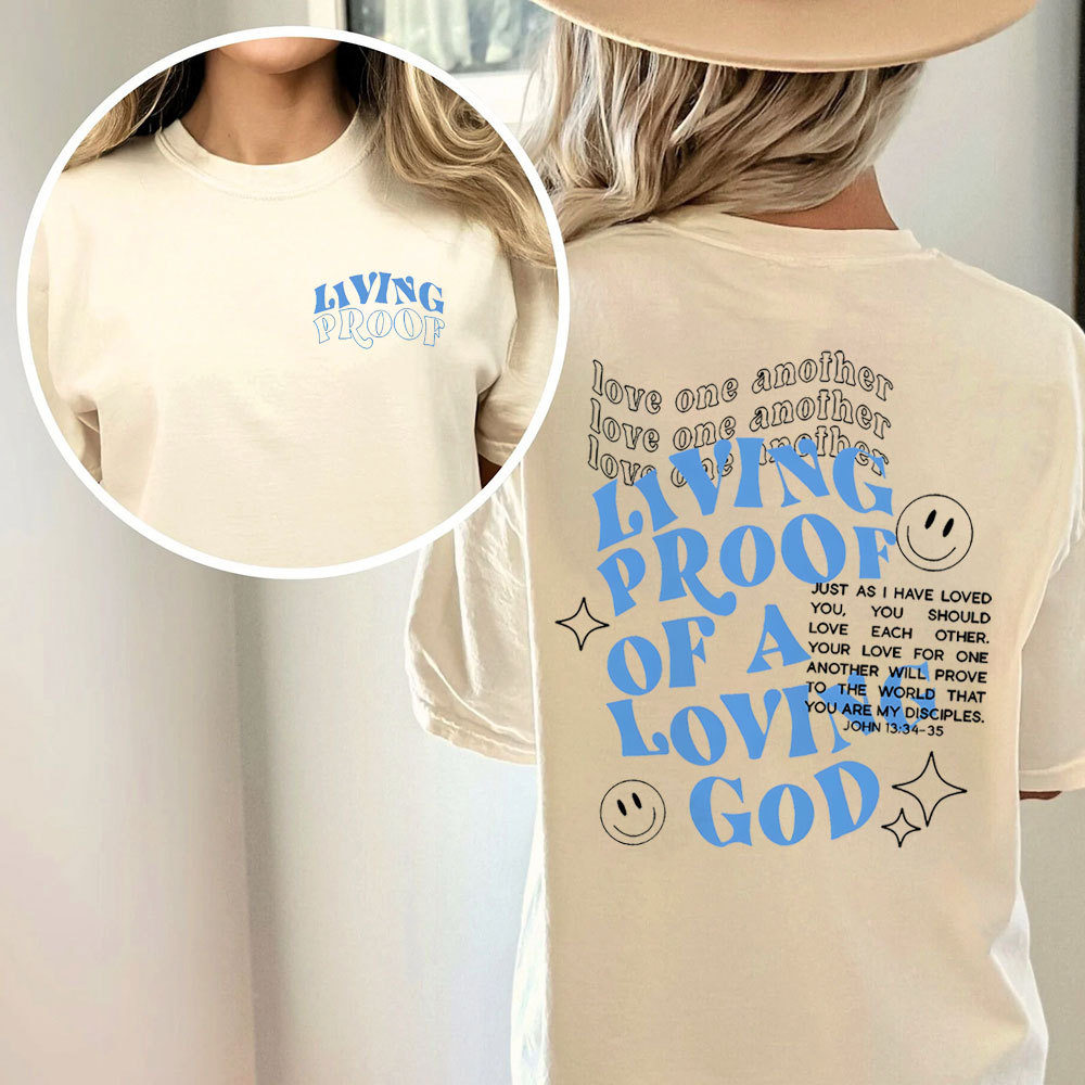 Love One Another Christian Washed T-Shirt