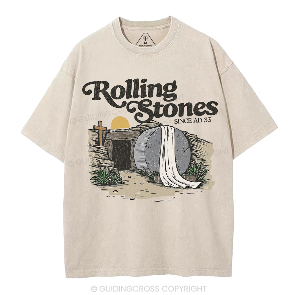 Rolling Stone Christian Washed T-Shirt