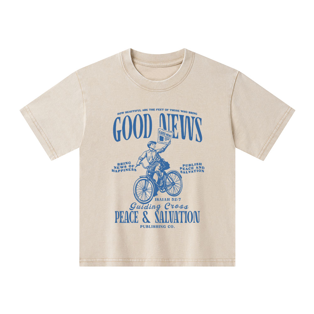 Good News Kid Washed T-Shirt