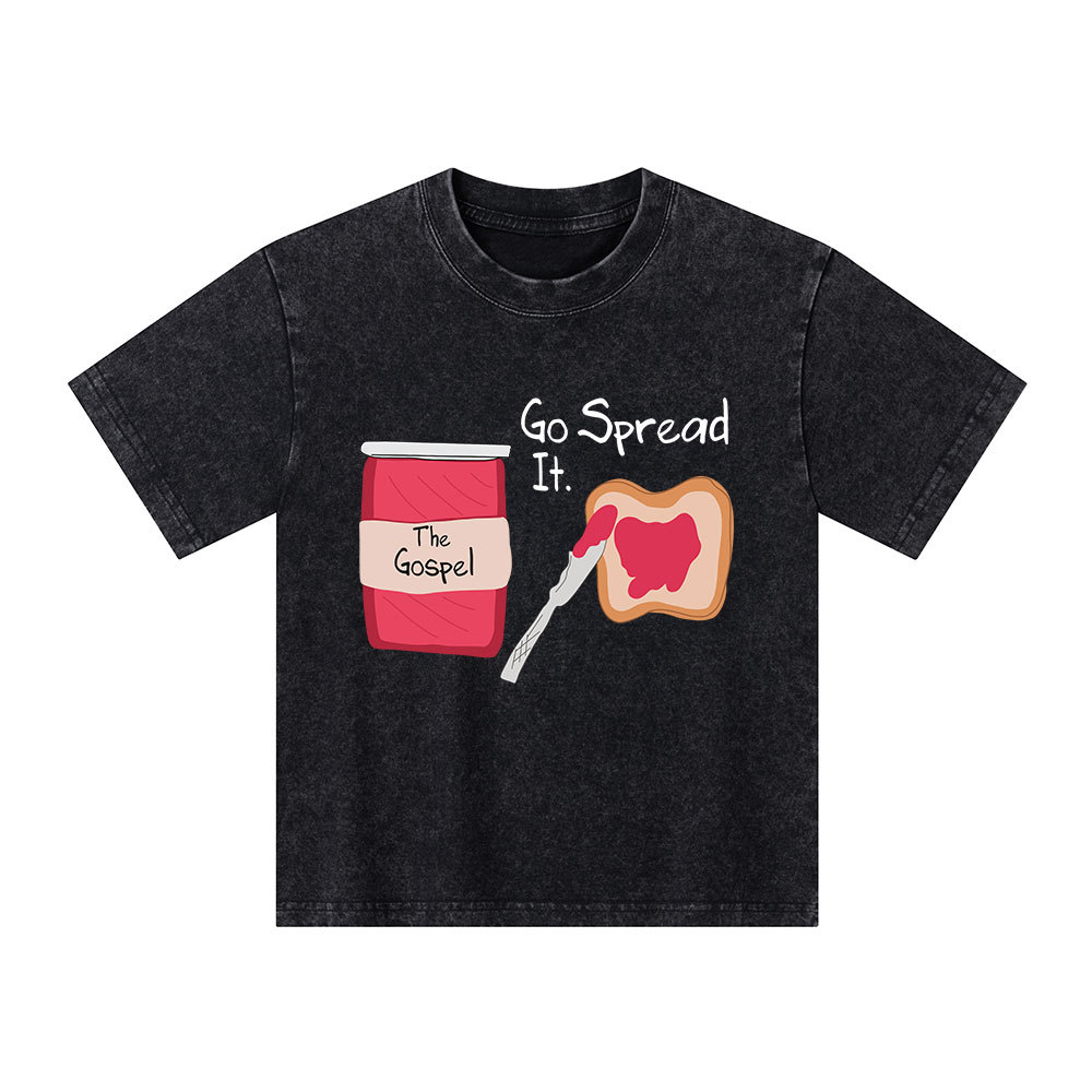 The Gospel Go Spread It Kid Washed T-Shirt