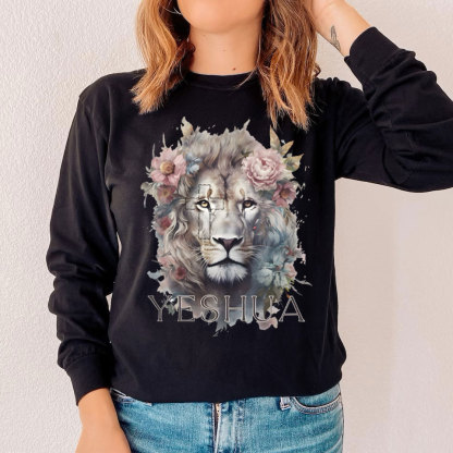 Lion Yeshua Christian Long Sleeve T-Shirt