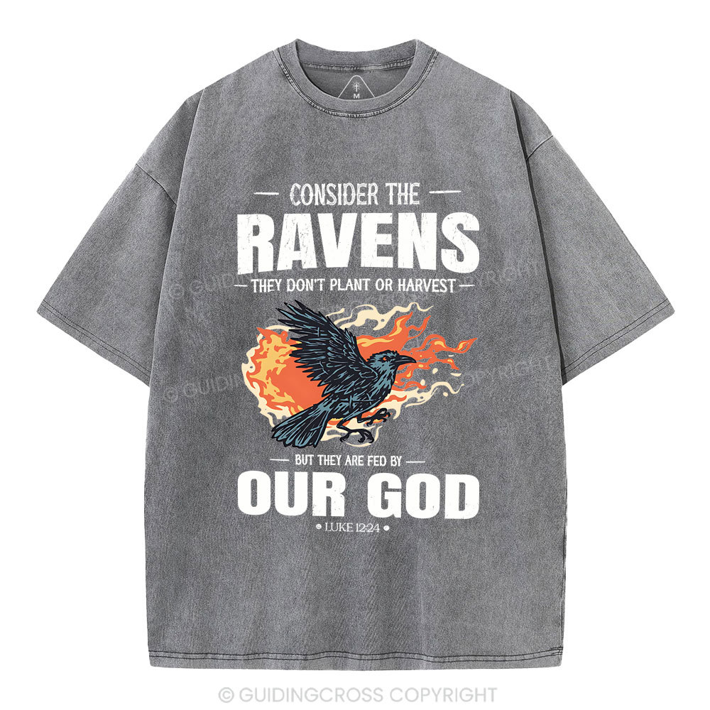 Consider The Ravens Christian Washed T-Shirt