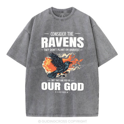 Consider The Ravens Christian Washed T-Shirt