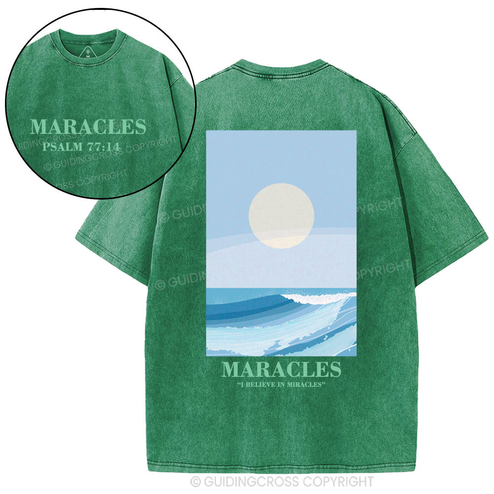 Miracles Christian Washed T-Shirt