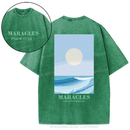 Miracles Christian Washed T-Shirt