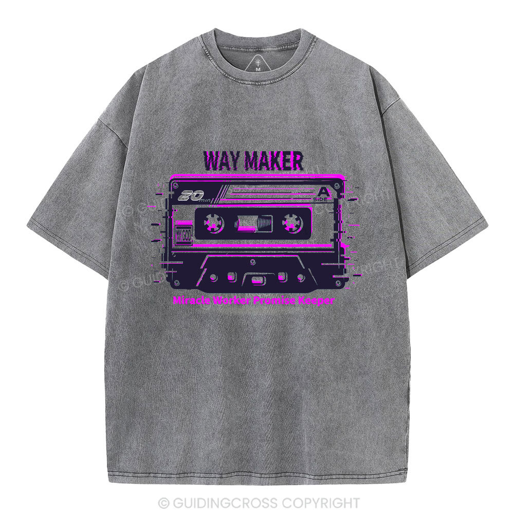 Way Maker Christian Washed T-Shirt