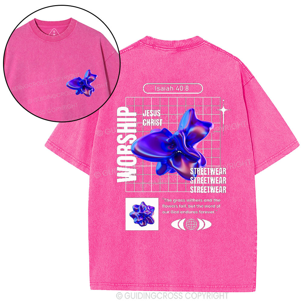 Worship Christian Washed T-Shirt