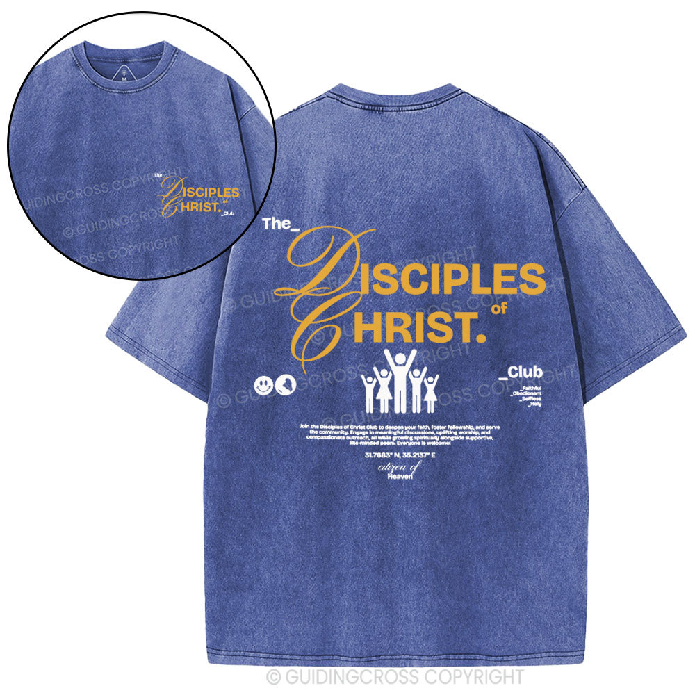 The Disciples Christ Of Club Christian Washed T-Shirt