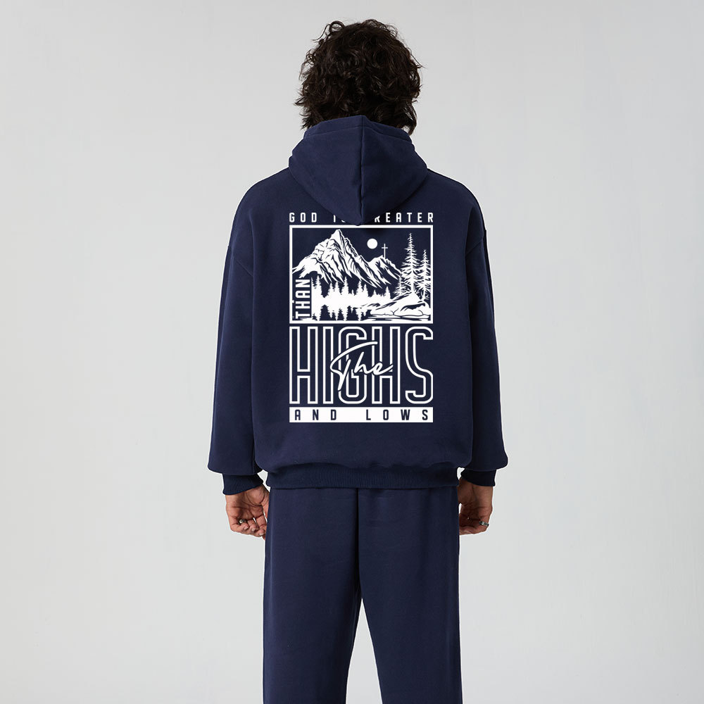 God Is Greater Christian Premium Fleece Hoodie Set