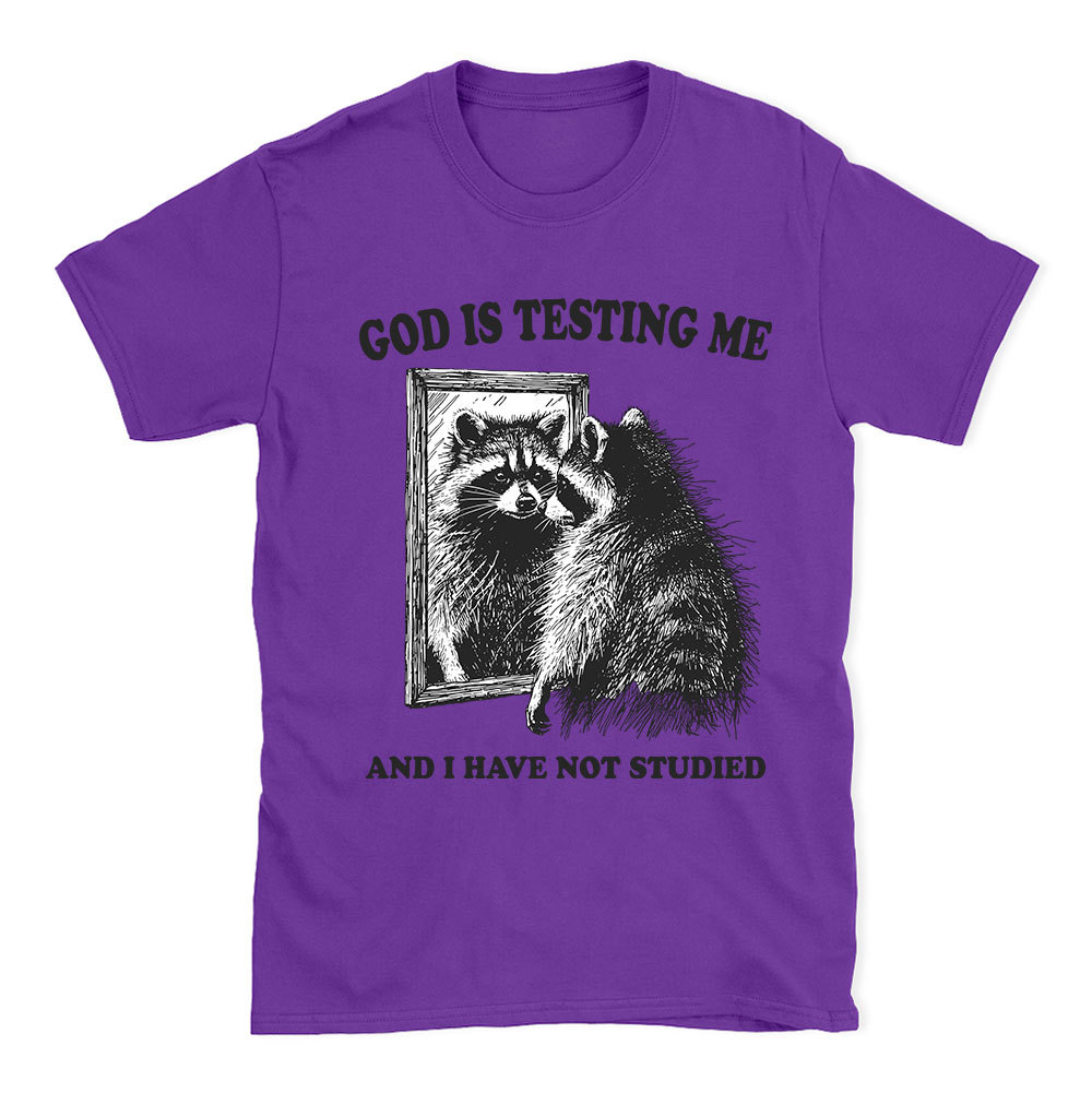 God Is Testing Me And I Have Not Studied Christian T-Shirt