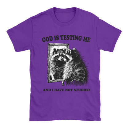 God Is Testing Me And I Have Not Studied Christian T-Shirt