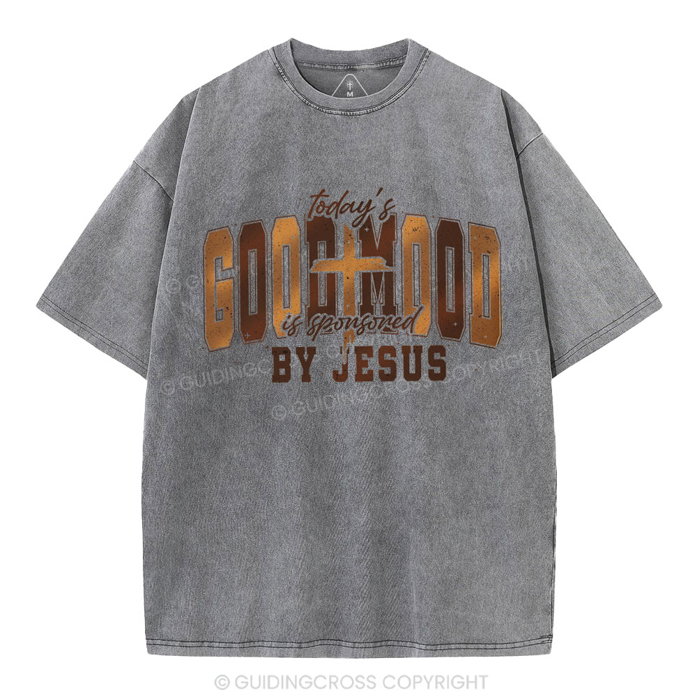 Today's Goodmood Is Sponsored By Jesus Christian Washed T-Shirt
