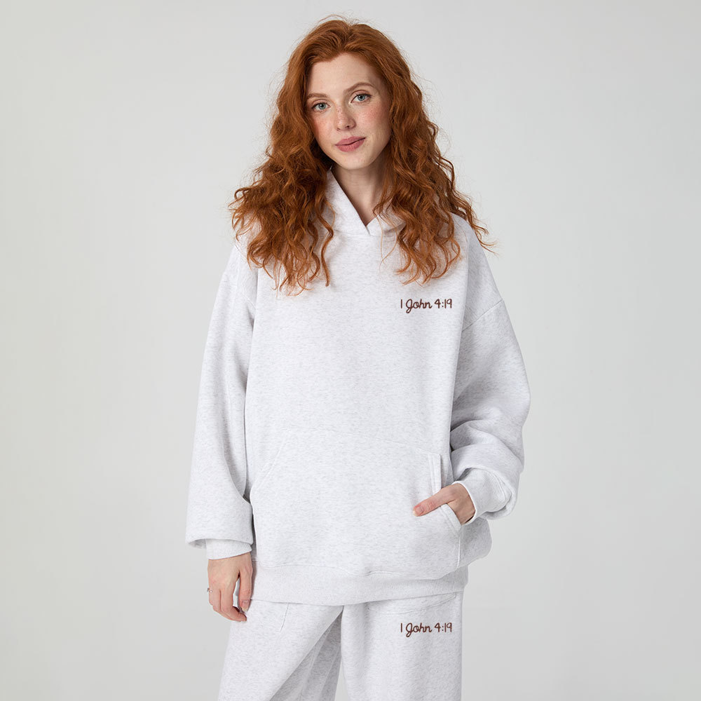 Just A Girl Who Loves Jesus Christian Premium Fleece Hoodie Set