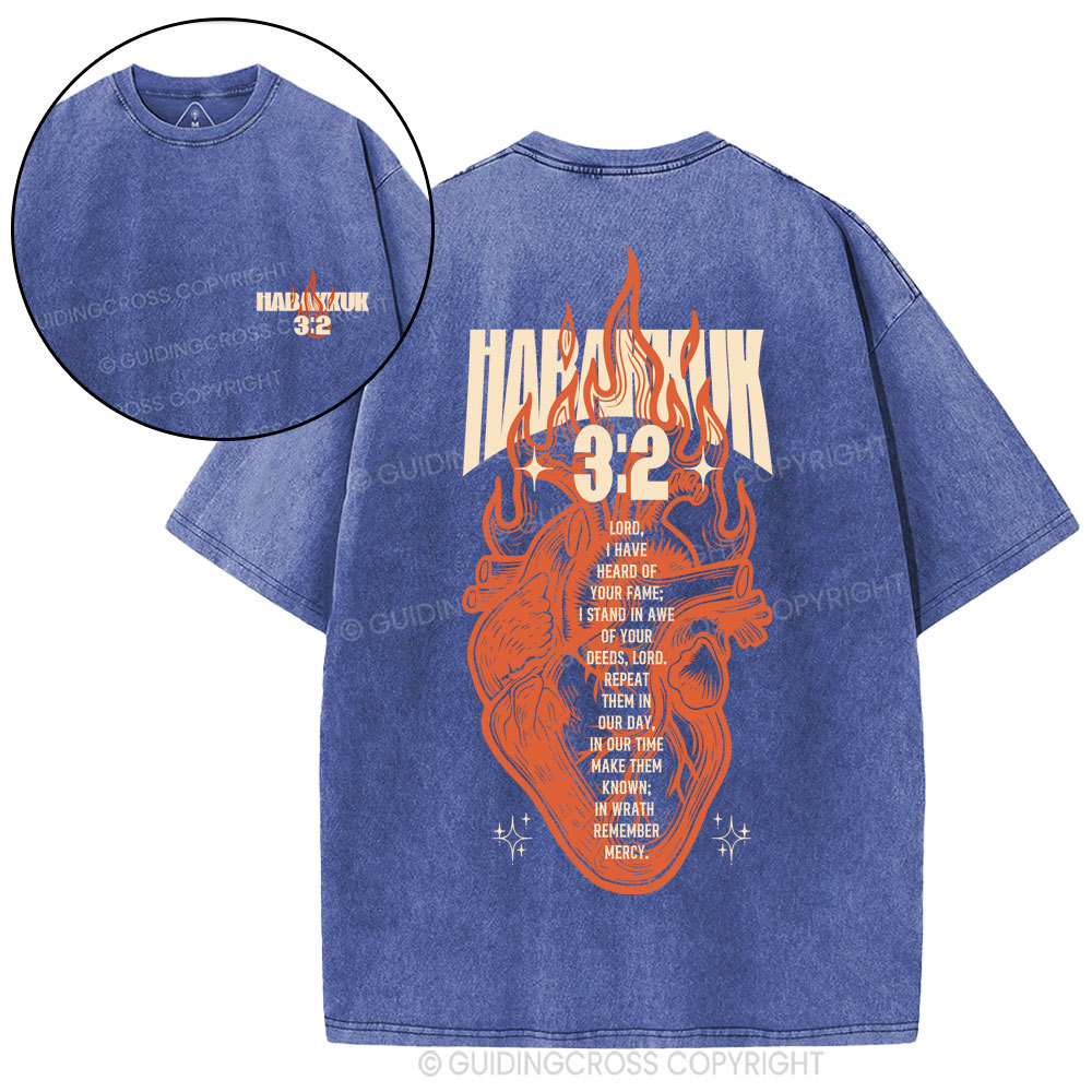 Lord I Have Heard Of Your Fame Christian Washed T-Shirt