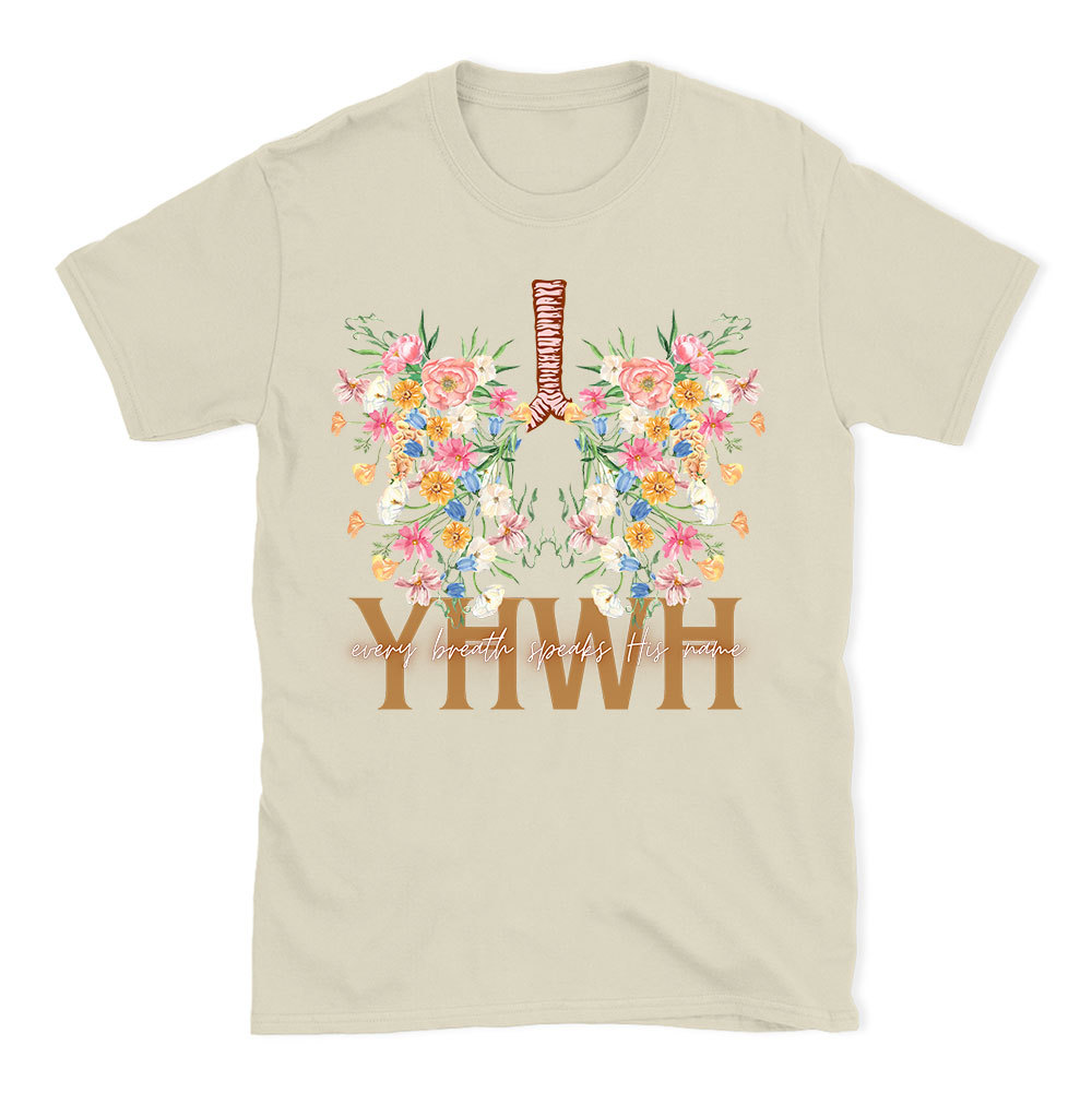 YHWH Floral Christian T-Shirt