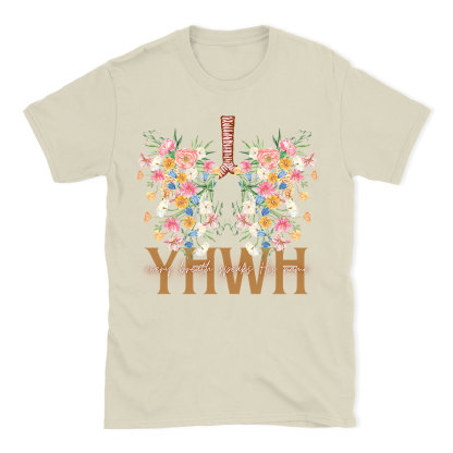 YHWH Floral Christian T-Shirt