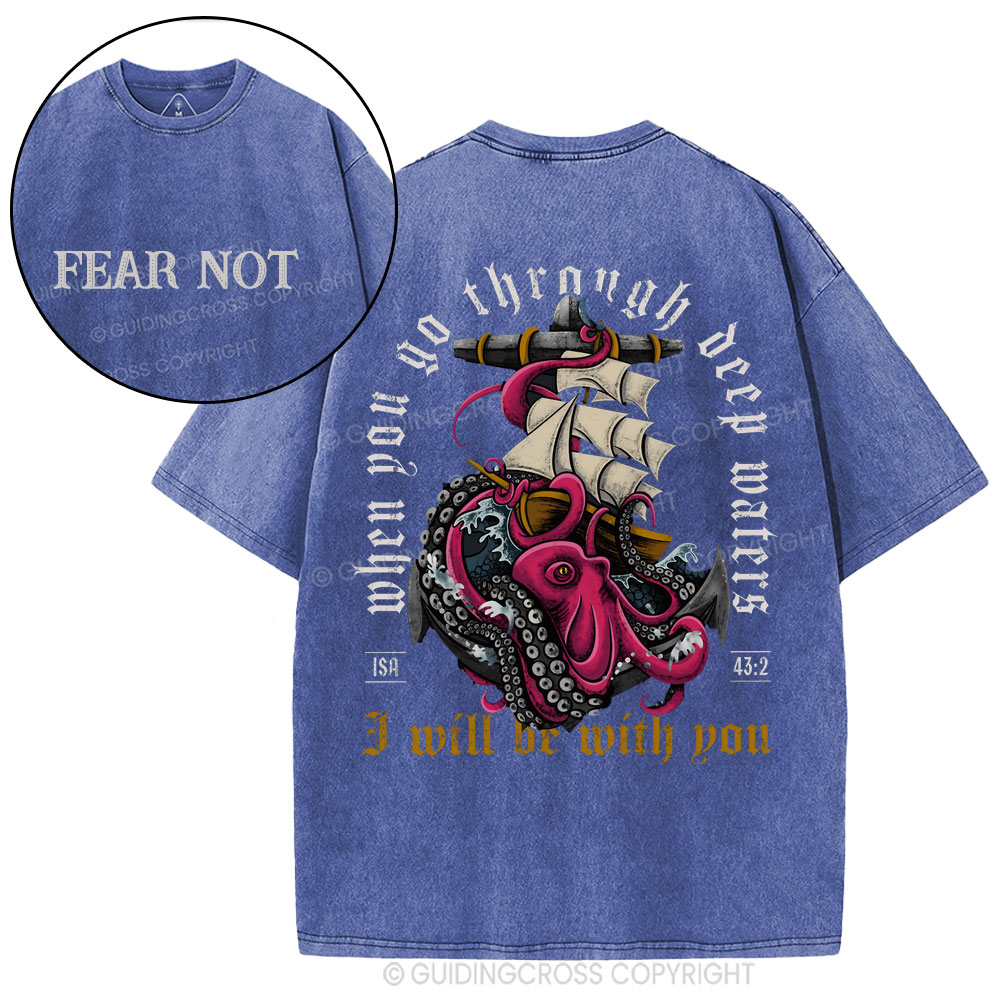 Fear Not Christian Washed T-Shirt