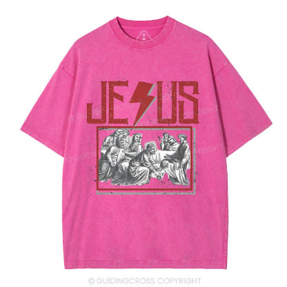 Jesus Christian Washed T-Shirt