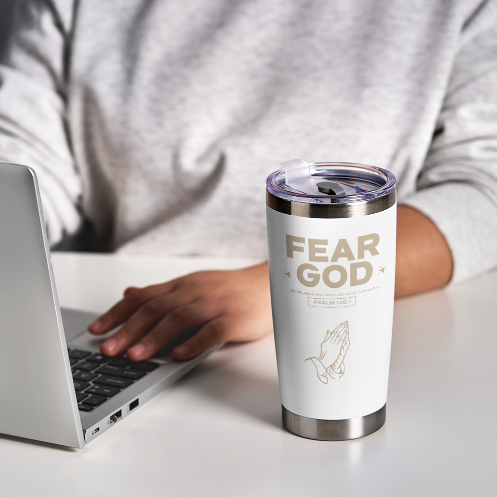 Personalized Fear God Tumbler