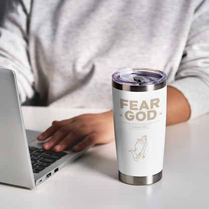 Personalized Fear God Tumbler