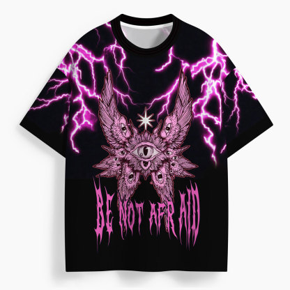Be Not Afraid Oversized All-Over Print Christian T-Shirt
