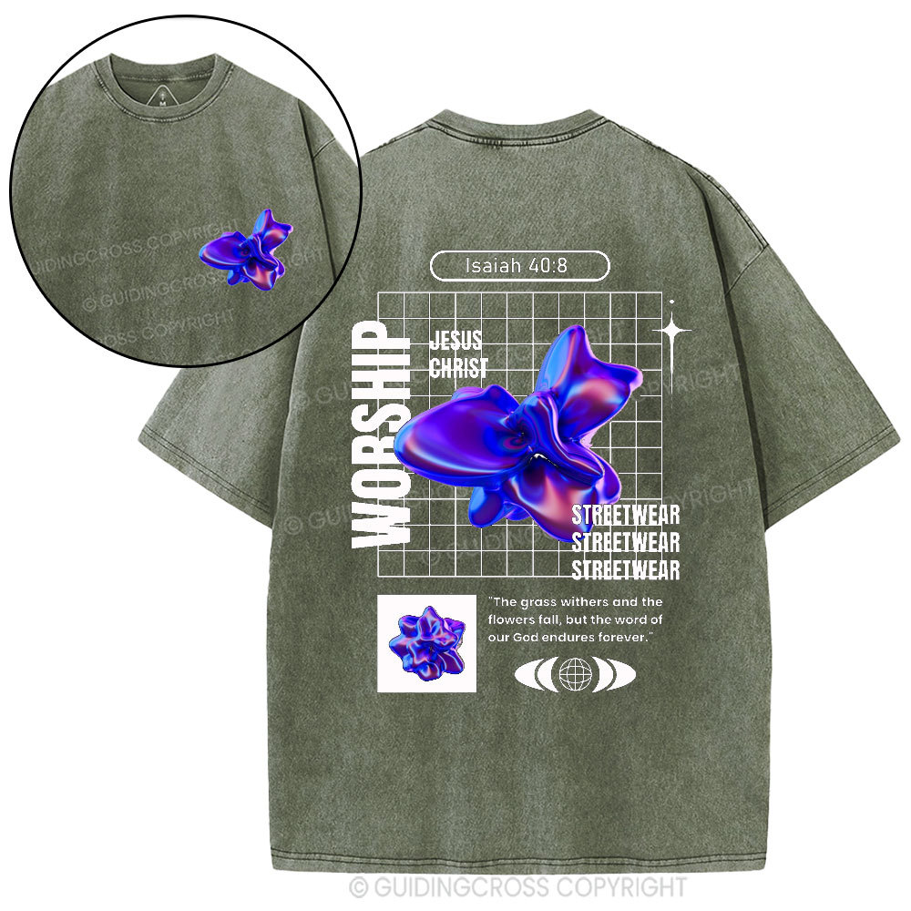 Worship Christian Washed T-Shirt