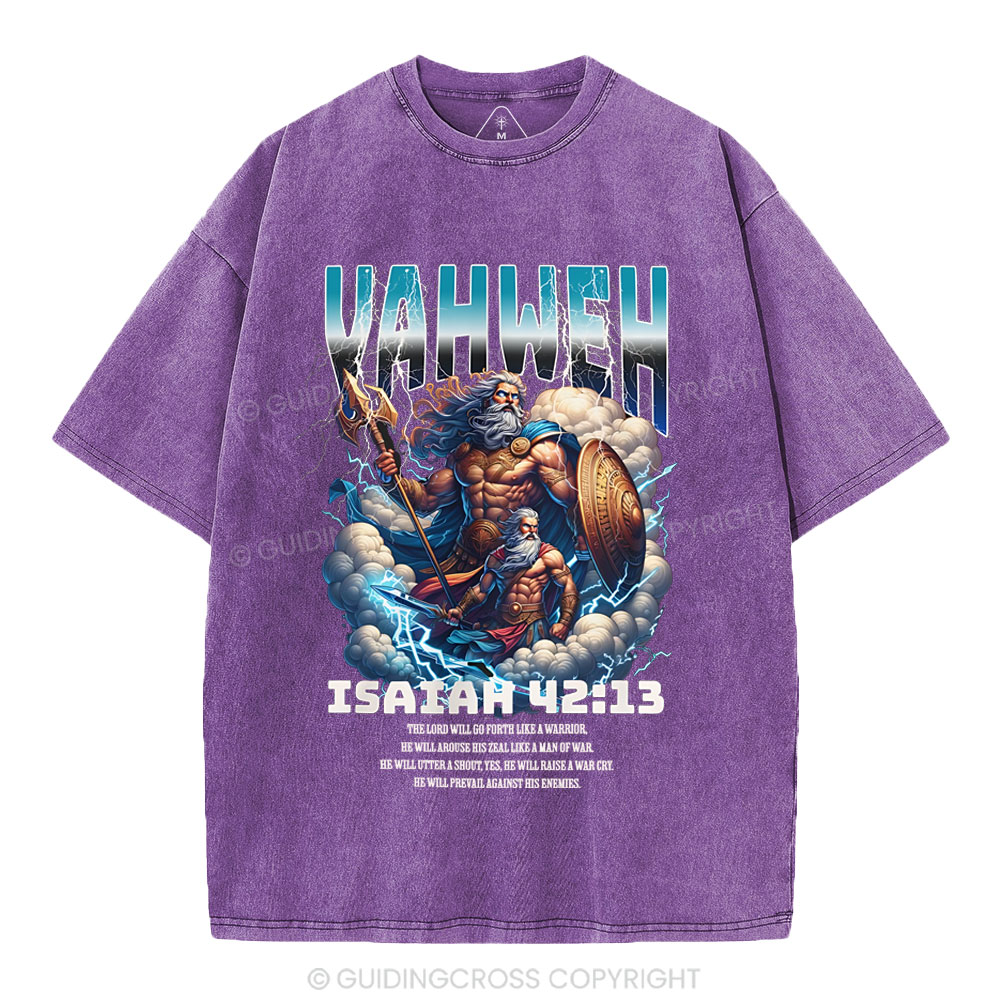 Yahweh Christian Washed T-Shirt