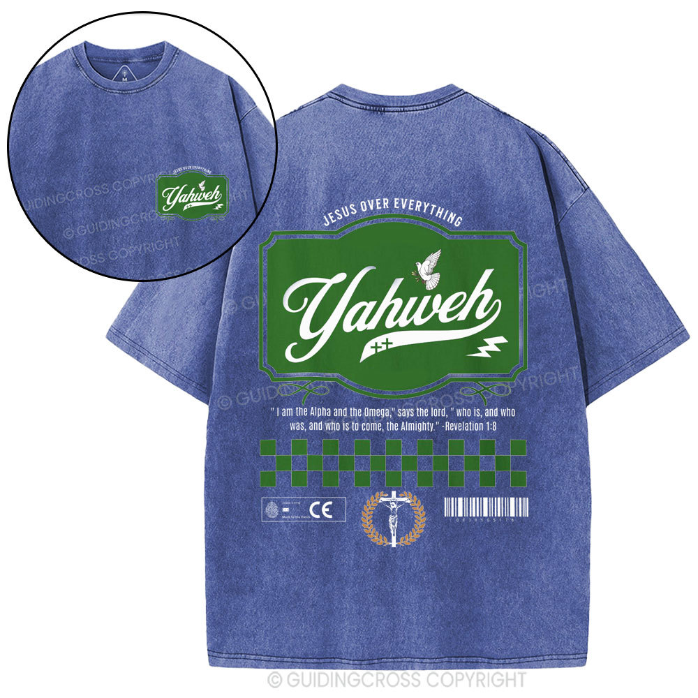YAHWEH Christian Washed T-Shirt