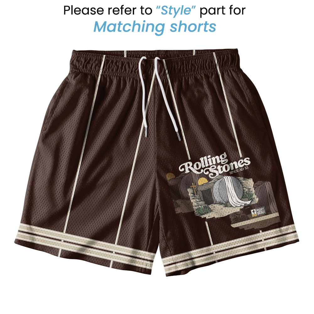 The Stone Was Rolled Away Christian Mesh Jersey