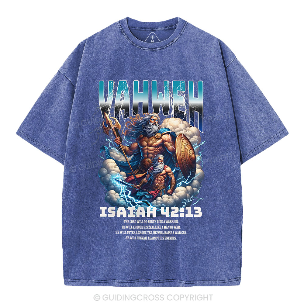 Yahweh Christian Washed T-Shirt