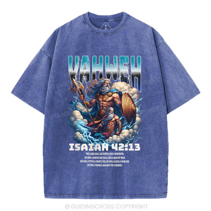 Yahweh Christian Washed T-Shirt
