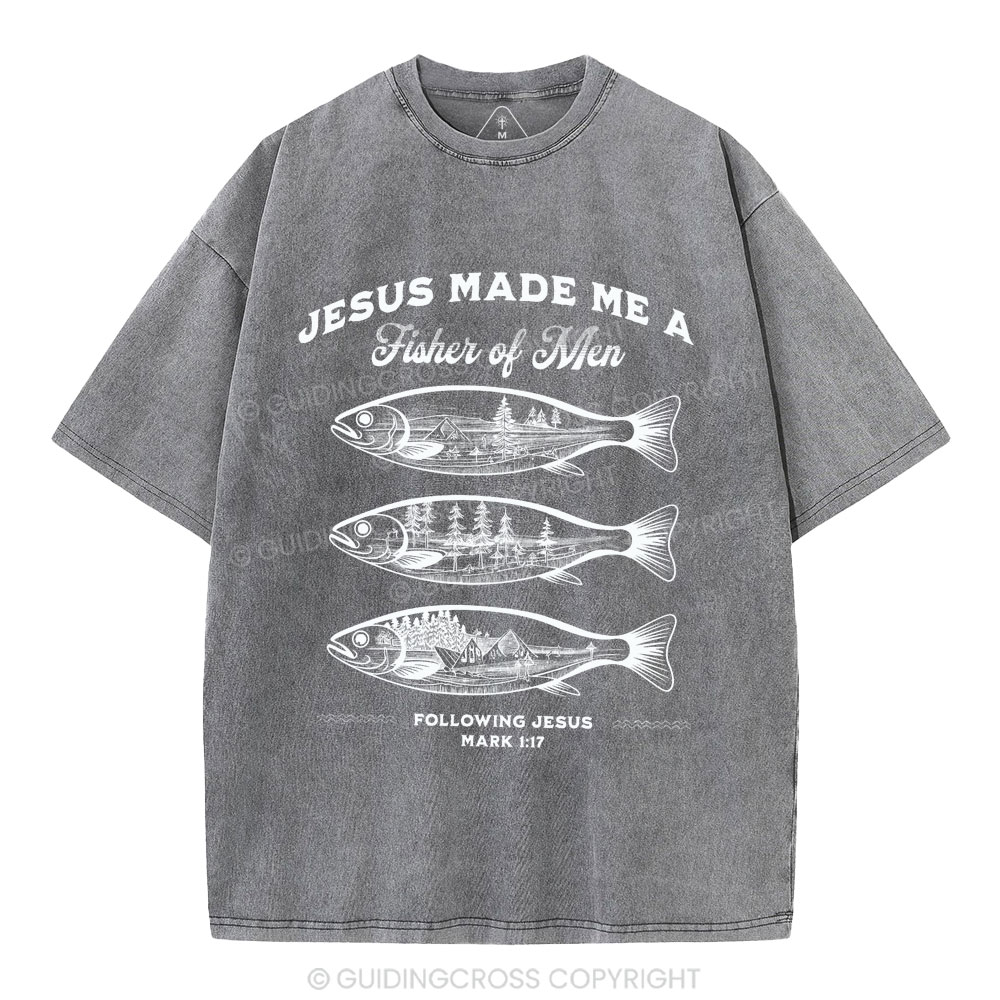 Fisher Of Men Christian Washed T-Shirt